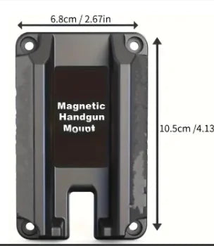 Concealed Quick Draw Loaded Gun Magnet Mount